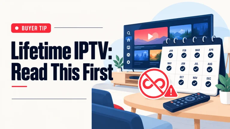Lifetime IPTV subscription: what to know before you pay